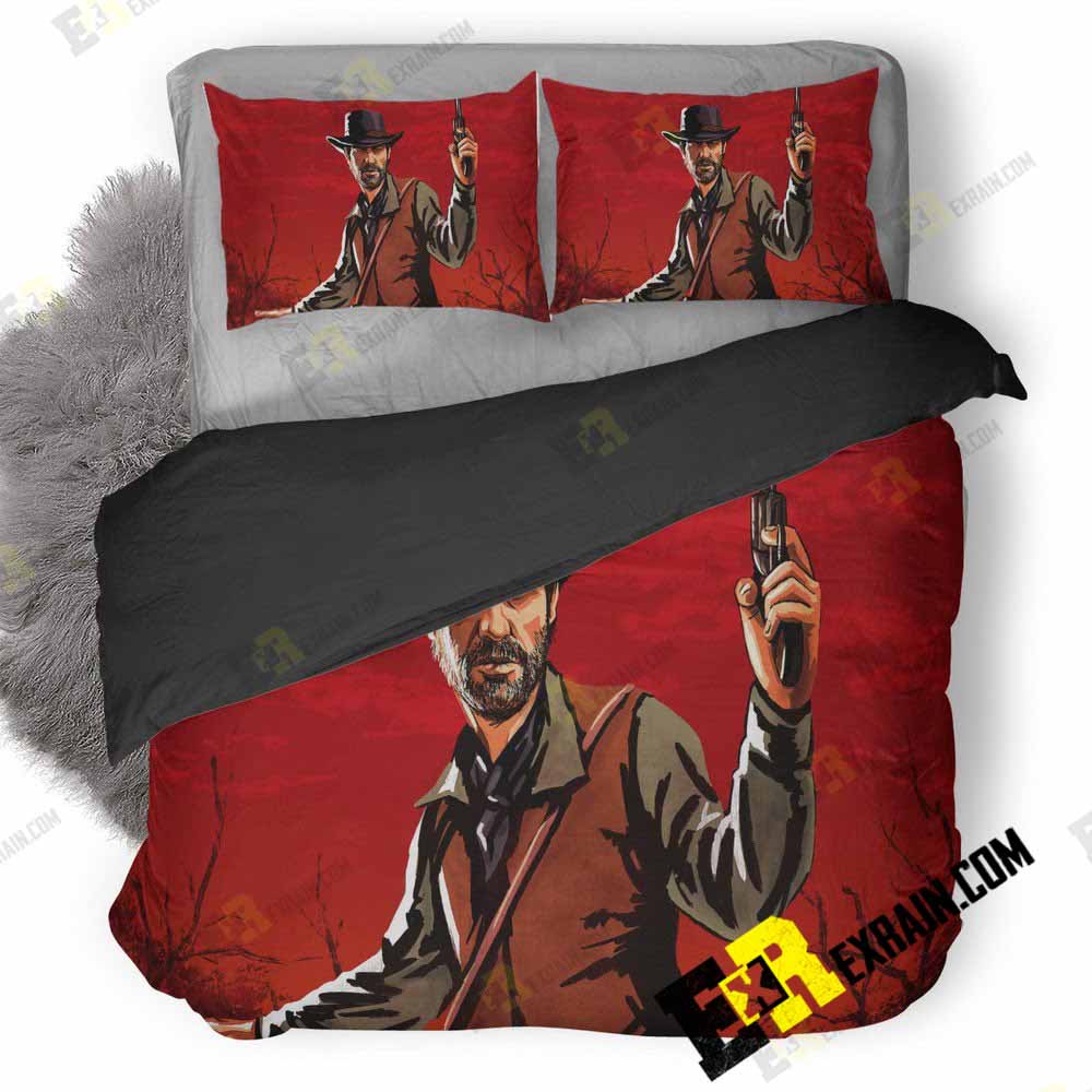 Arthur Morgan Fan Art Rdr2 00 3D Customized Duvet Cover Bedding Set