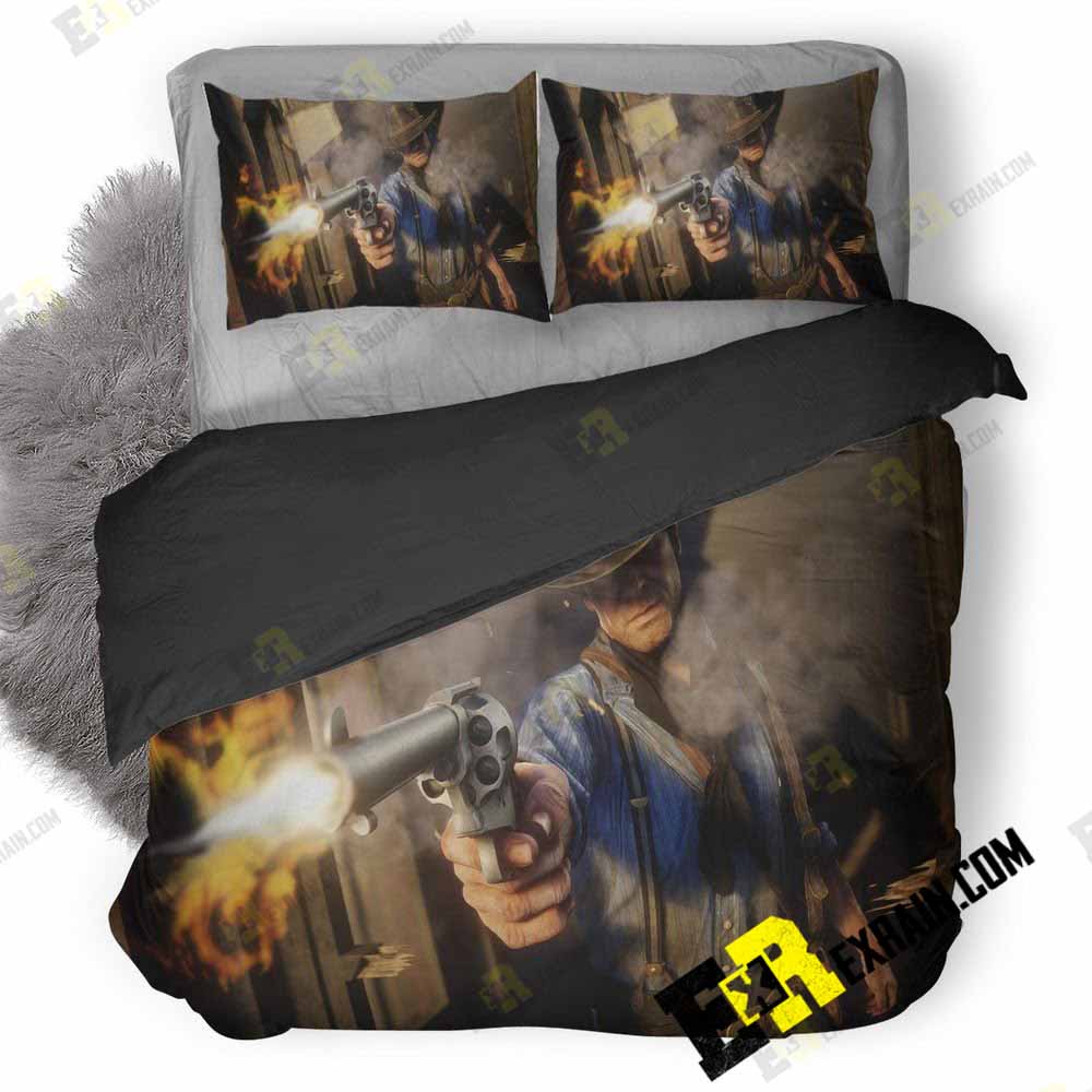 Arthur Morgan In Red Dead Redemption Ls 3D Customized Duvet Cover Bedding Set