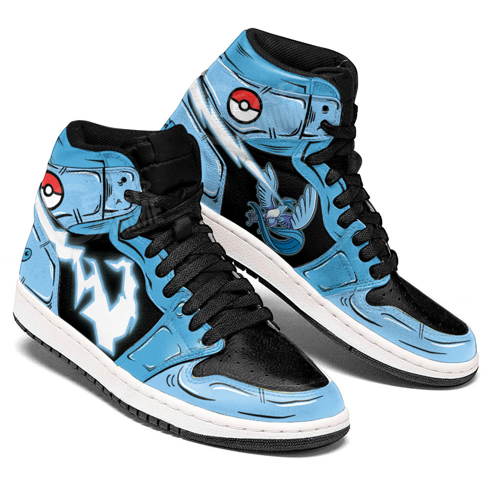 Articuno JD1s Sneakers Pokemon Anime Shoes, Air Jordan Hightop