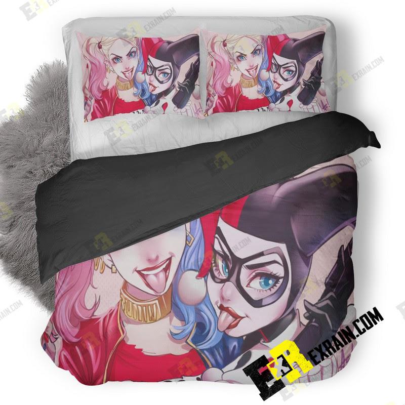 Artwork Harley Quinn Image 3D Customized Duvet Cover Bedding Set