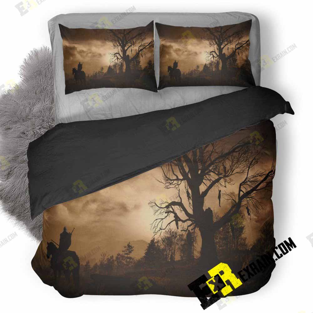 Artwork The Witcher Wild Hunt Hd 3D Customized Duvet Cover Bedding Set