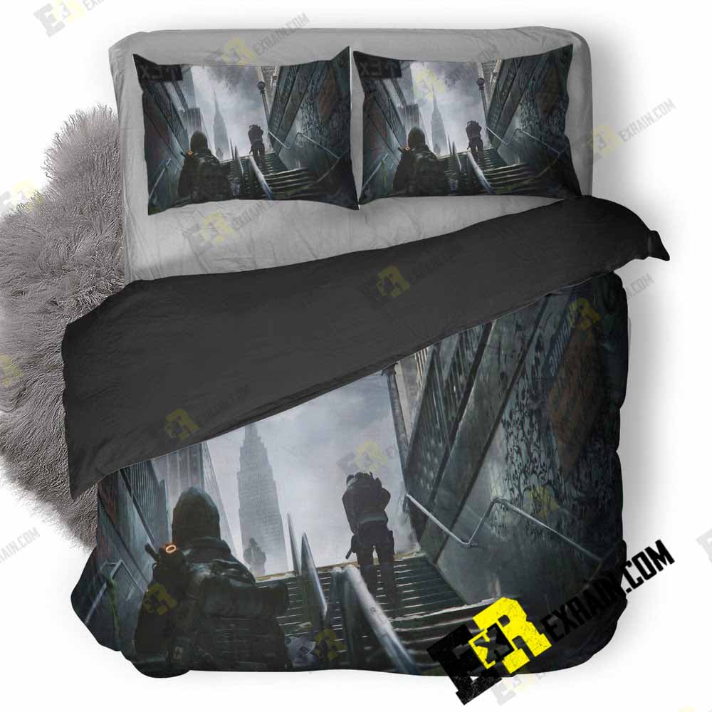 Artwork Tom Clanycs The Division Qhd 3D Customized Duvet Cover Bedding Set