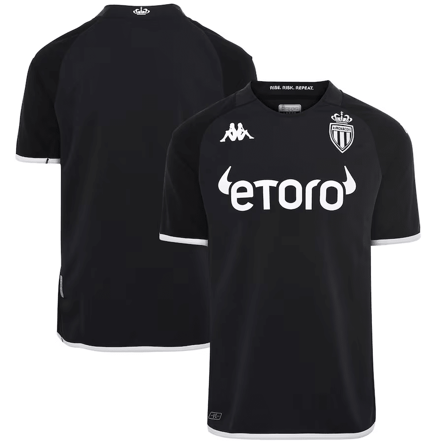 AS Monaco 2022/23 Away Player Soccer Jersey – Black