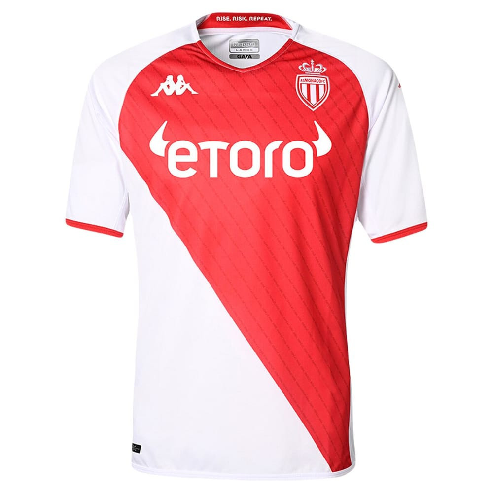 AS Monaco 2022/23 Home Player Soccer Jersey – White