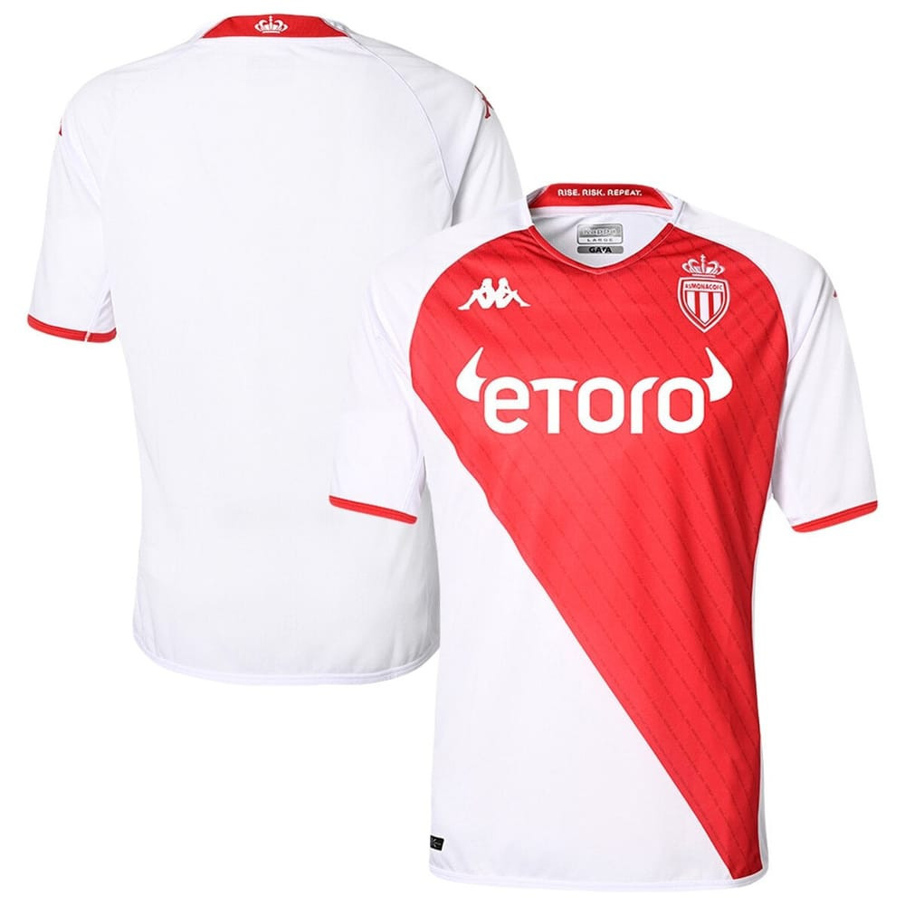 AS Monaco 2022/23 Home Player Soccer Jersey – White