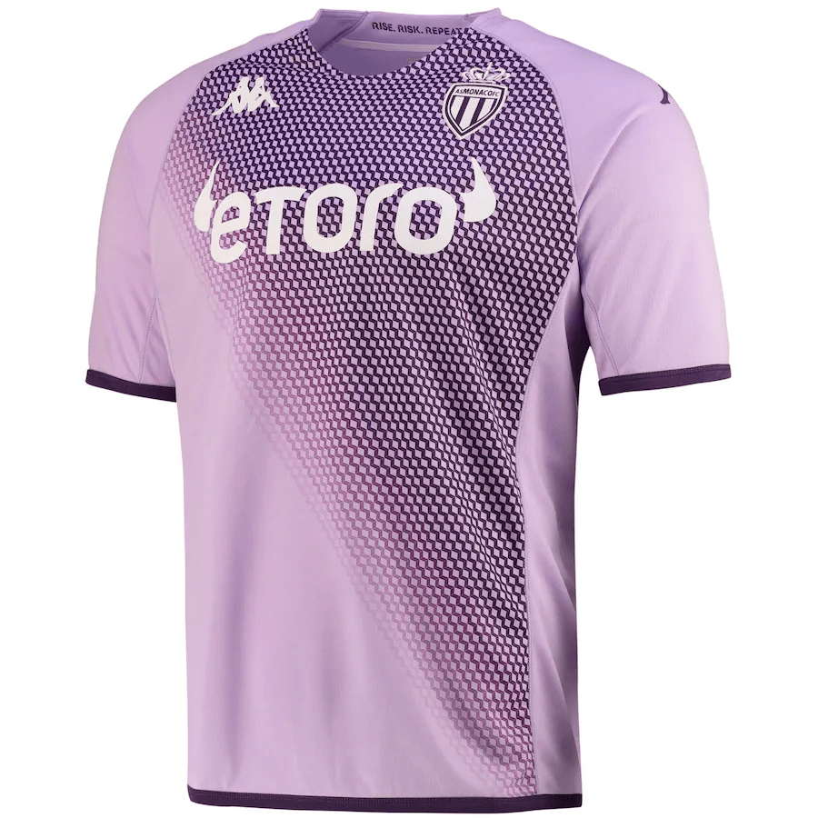 AS Monaco 2022/23 Third Player Soccer Jersey – Purple