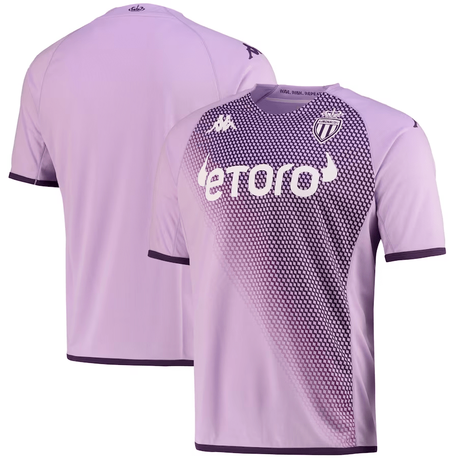AS Monaco 2022/23 Third Player Soccer Jersey – Purple