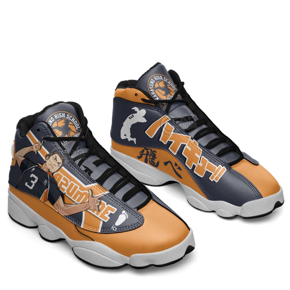 Asahi Azumane JD13 Sneakers Haikyuu Custom Anime Shoes