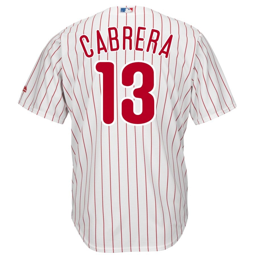 Asdrubal Cabrera Philadelphia Phillies Majestic Home Official Cool Base Player Stitched Jersey – White