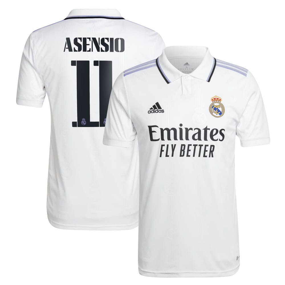 Asensio 11 Real Madrid Men 2022/23 Home Player Soccer Jersey – White