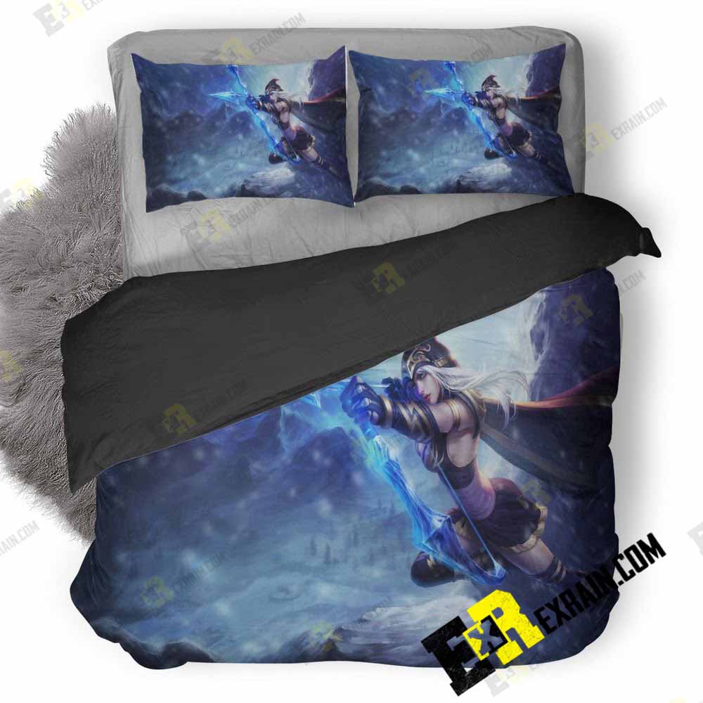 Ashe Legue Of Legends 8T 3D Customized Duvet Cover Bedding Set