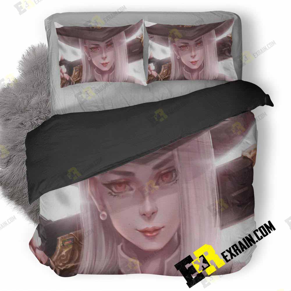 Ashe Overwatch Digital Art Fa 3D Customized Duvet Cover Bedding Set