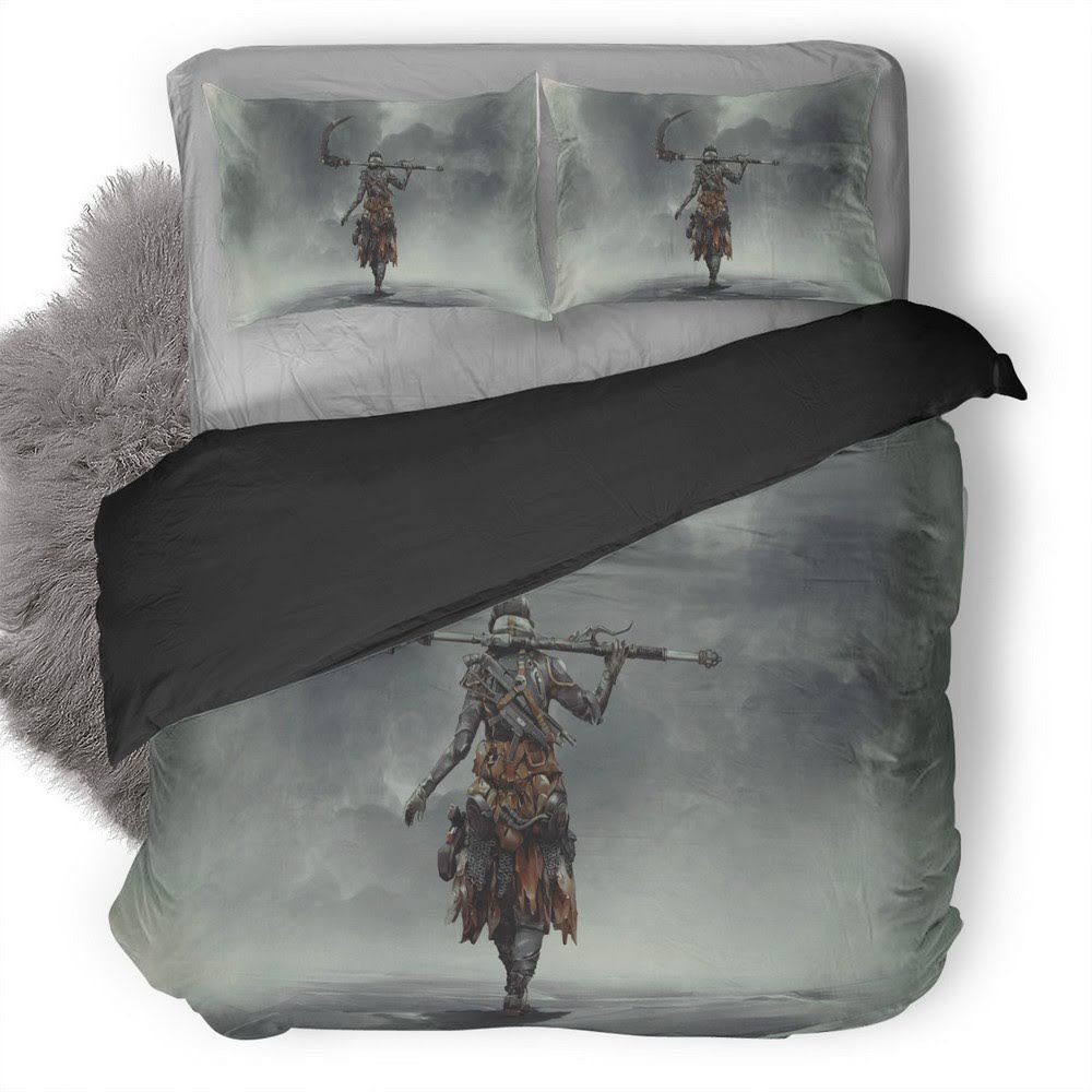 Ashen 3D Customized Duvet Cover Bedding Set