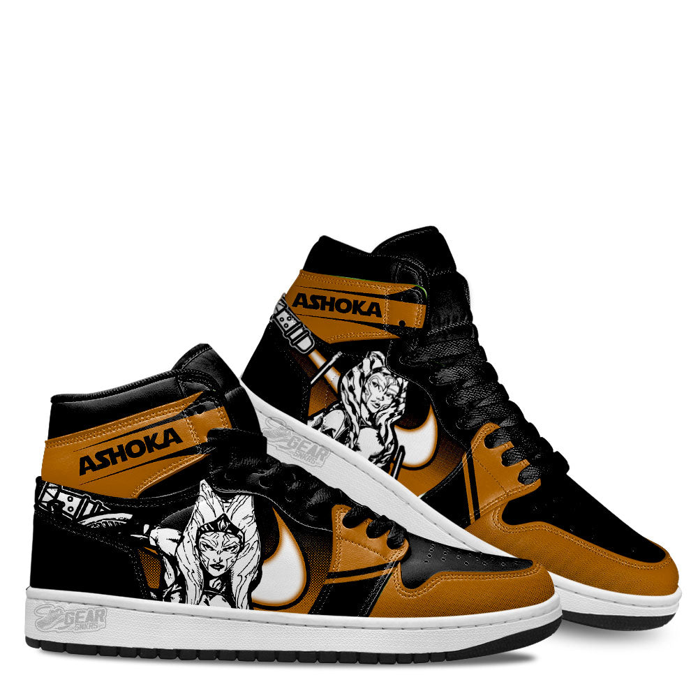 Ashoka Star Wars JD Sneakers Shoes For Fans Sneakers, Air Jordan Hightop