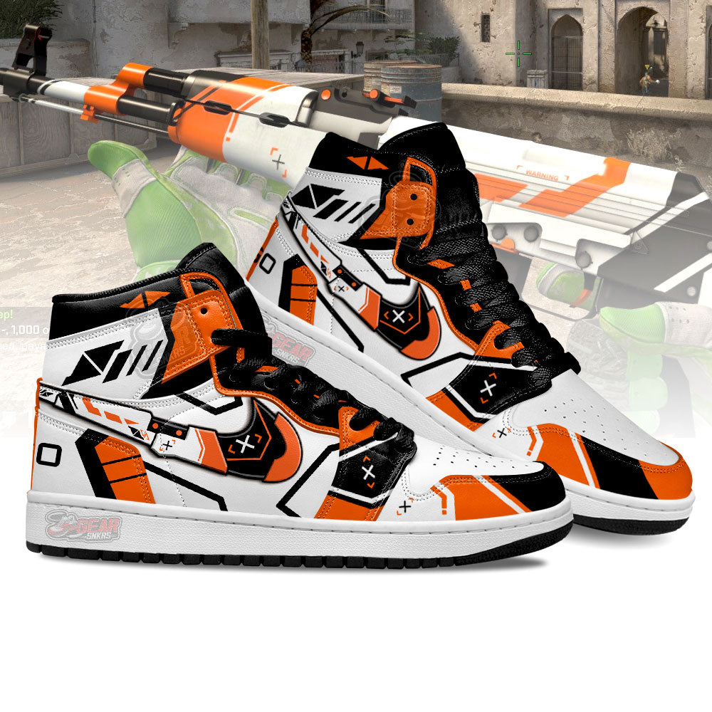 Asiimov Counter-Strike Skins JD Sneakers Shoes For Fans, Air Jordan Hightop
