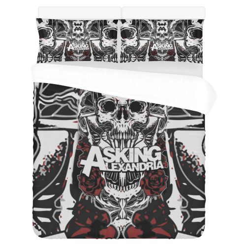 Asking Alexandria 3D Customized Duvet Cover Bedding Set