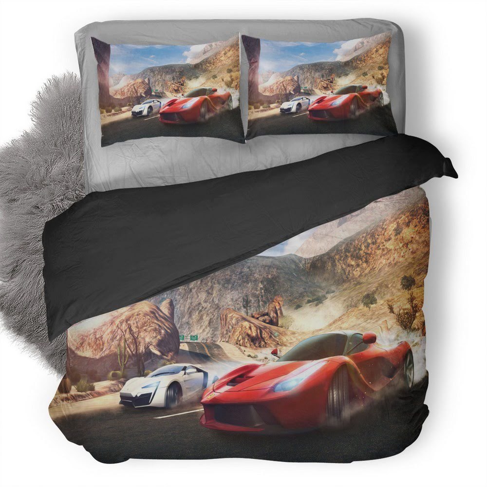 Asphalt Airborne Chevrolet Camaro Car Brand 3D Customized Duvet Cover Bedding Set