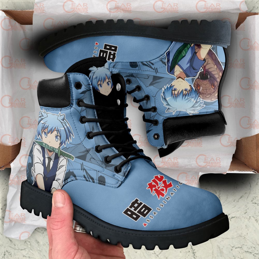 Assassination Classroom Nagisa Shiota Boots Anime Custom Shoes
