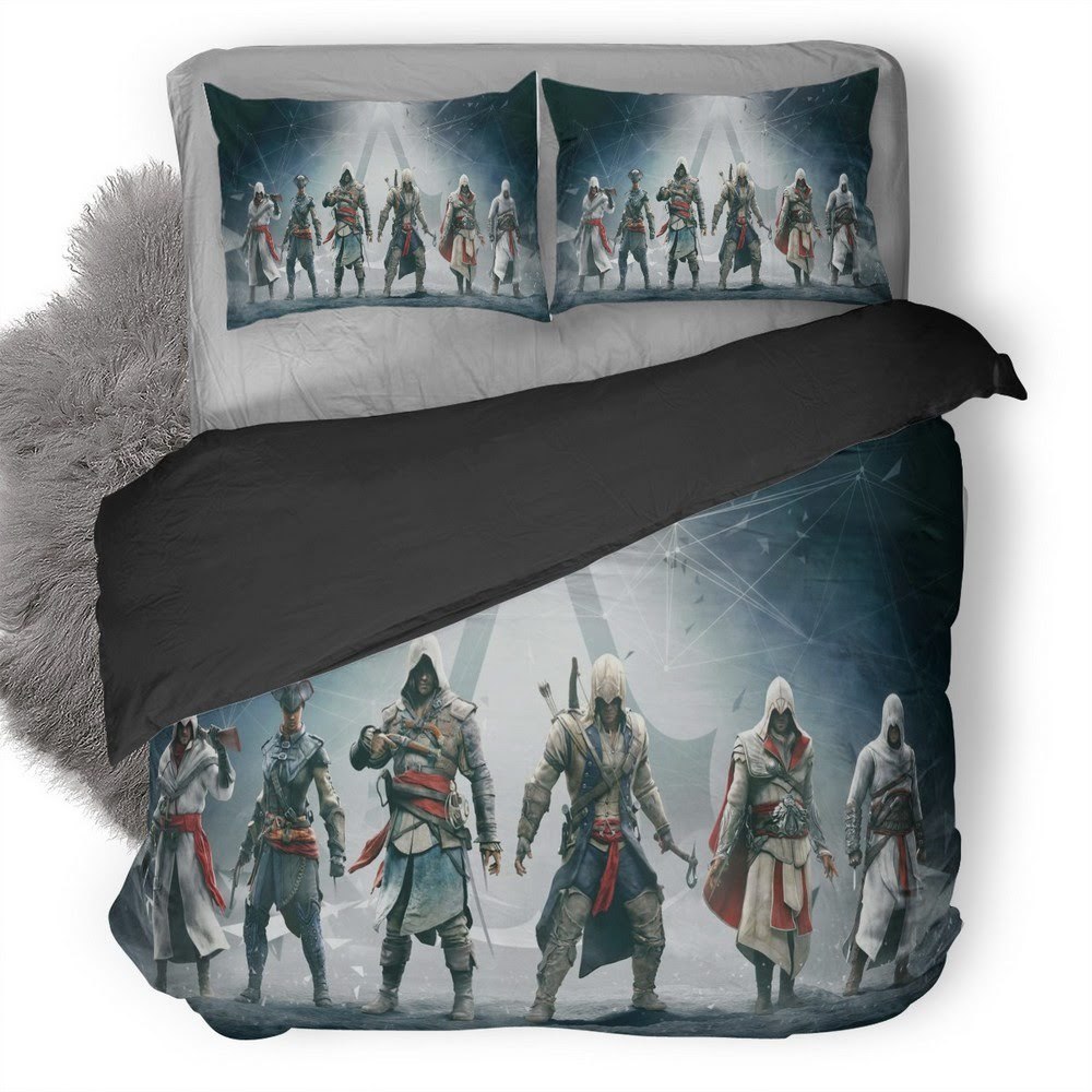 Assassin’S Creed Altair Ezio Connor Edward 3D Customized Duvet Cover Bedding Set