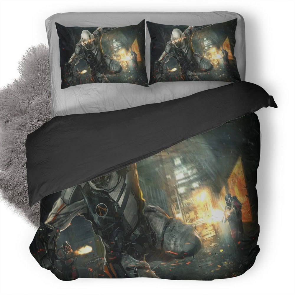Assassin’S Creed And Cyberpunk 3D Customized Duvet Cover Bedding Set