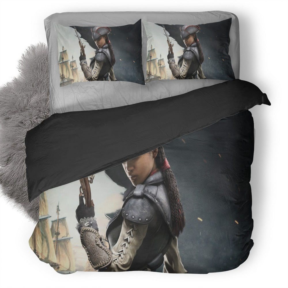 Assassin’S Creed Aveline 3D Customized Duvet Cover Bedding Set