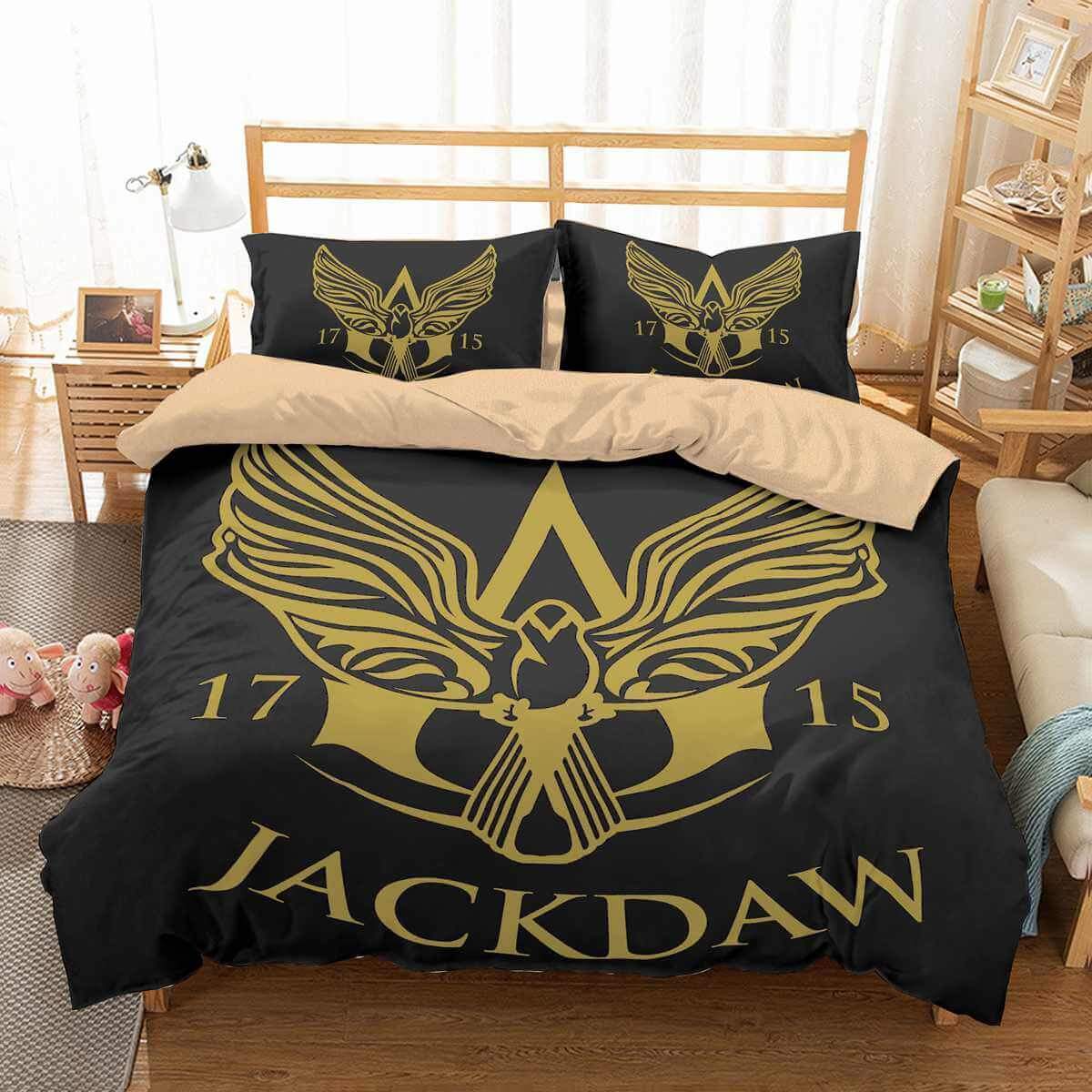 Assassin’S Creed Black Flag Jackdaw 3D Customized Duvet Cover Bedding Set