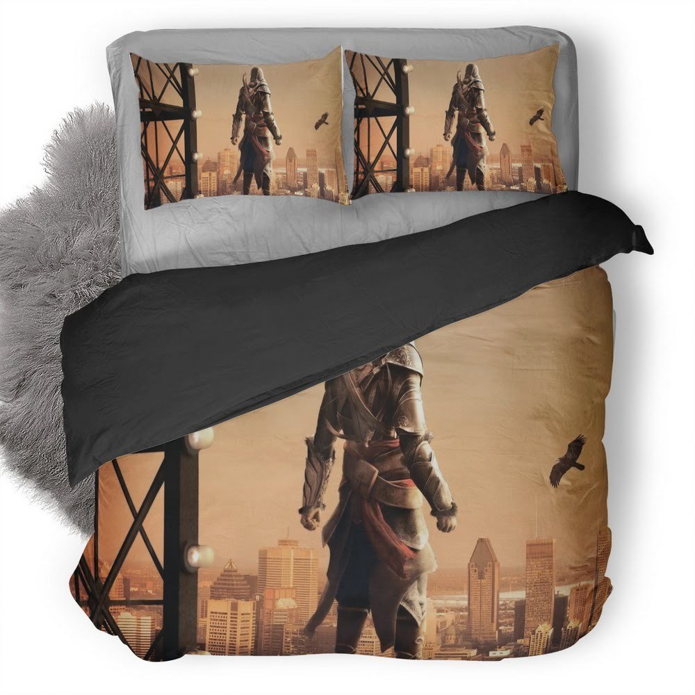 Assassin’S Creed Ezio Auditore 3D Customized Duvet Cover Bedding Set