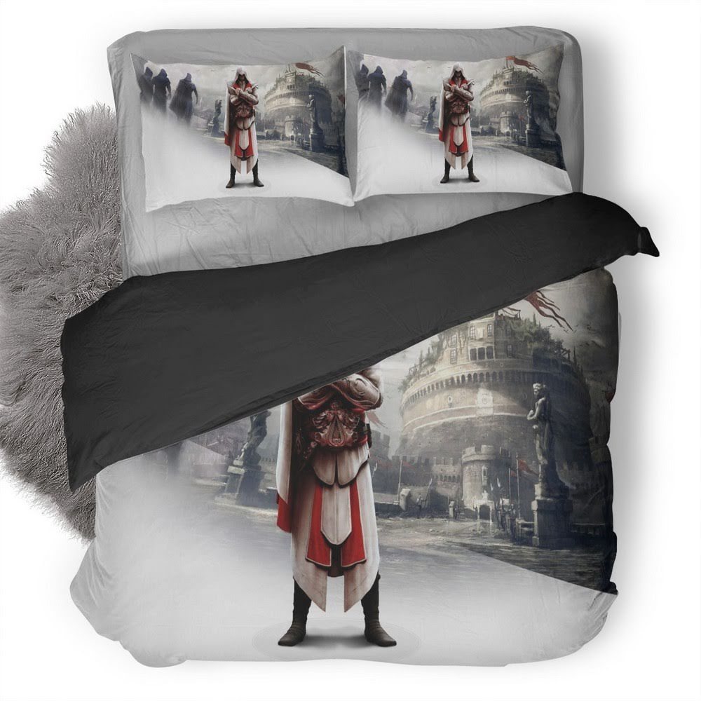 Assassin’S Creed Ezio Brotherhood 3D Customized Duvet Cover Bedding Set