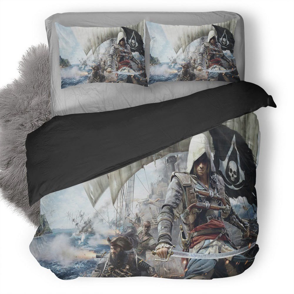Assassin’S Creed Iv Black Flag 3D Customized Duvet Cover Bedding Set