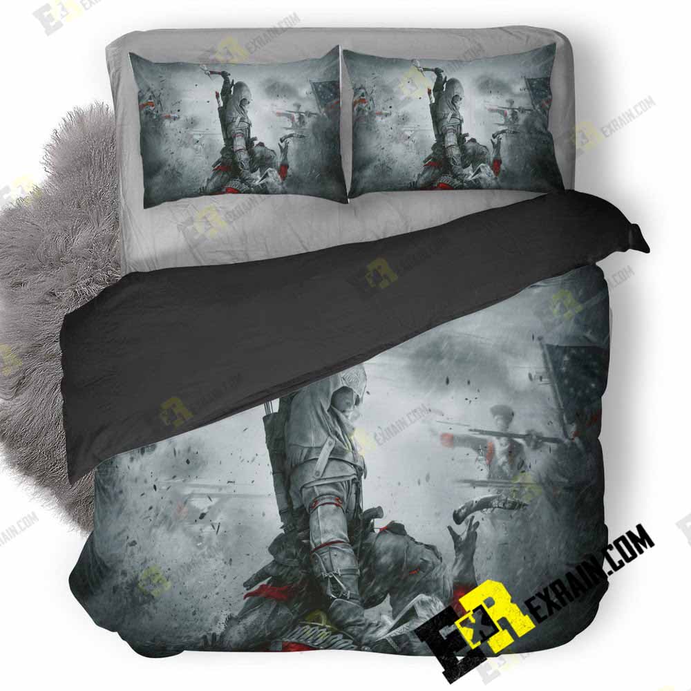 Assassins Creed New 5X 3D Customized Duvet Cover Bedding Set