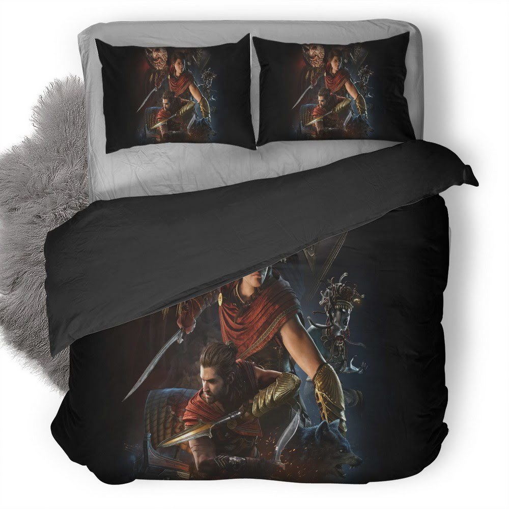 Assassin’S Creed Odyssey 22 3D Customized Duvet Cover Bedding Set