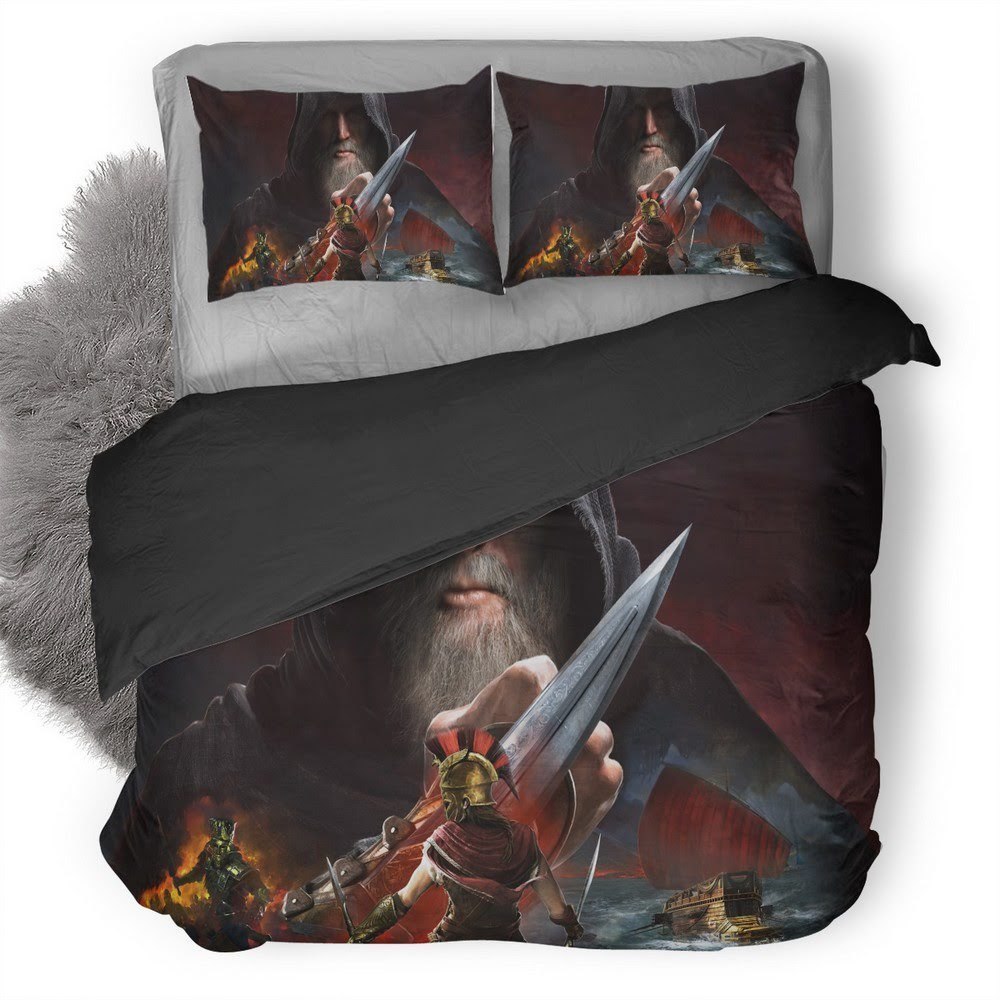 Assassin’S Creed Odyssey 2 3D Customized Duvet Cover Bedding Set
