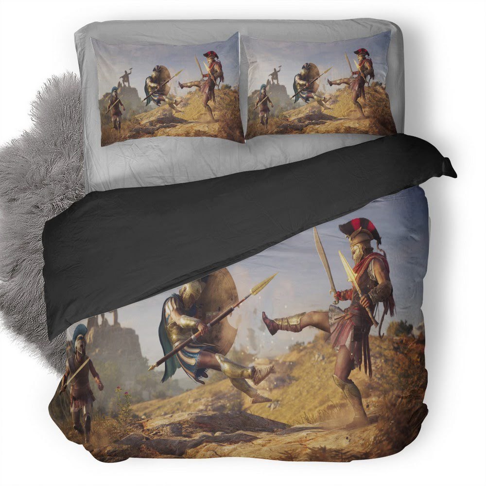 Assassin’S Creed Odyssey 3 3D Customized Duvet Cover Bedding Set