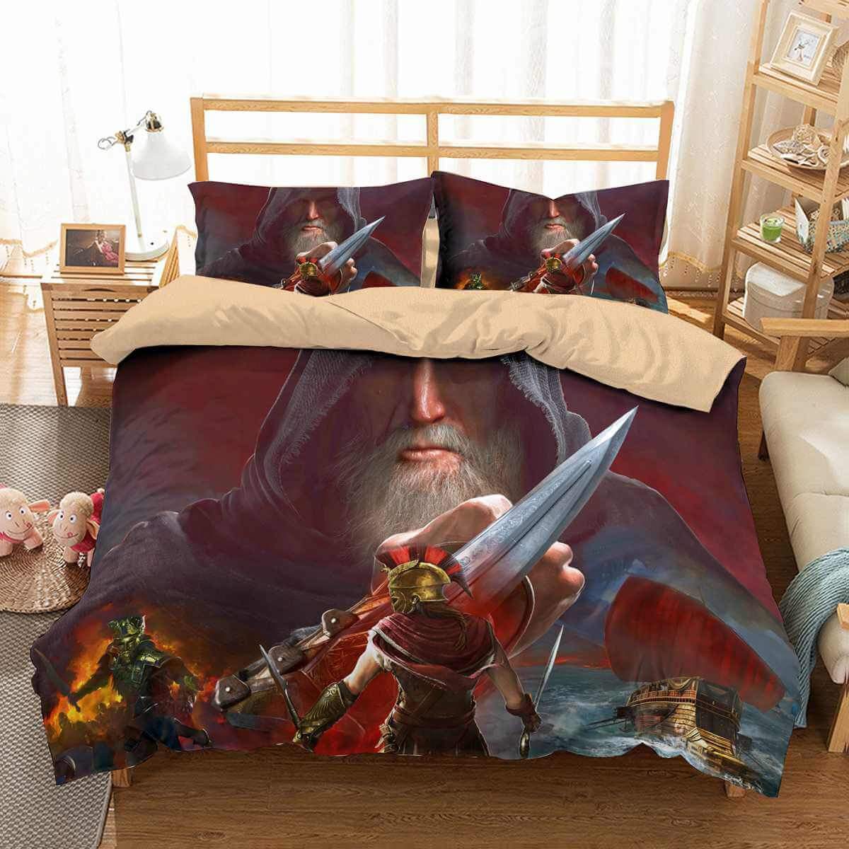 Assassin’S Creed Odyssey 3D Customized Duvet Cover Bedding Set