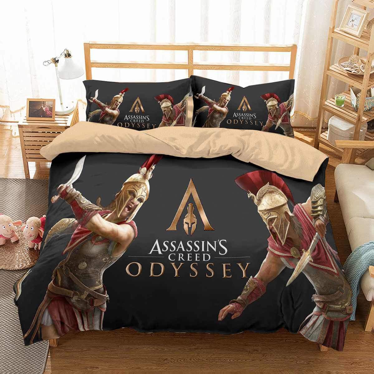 Assassin’S Creed Odyssey 3D Customized Duvet Cover Bedding Set