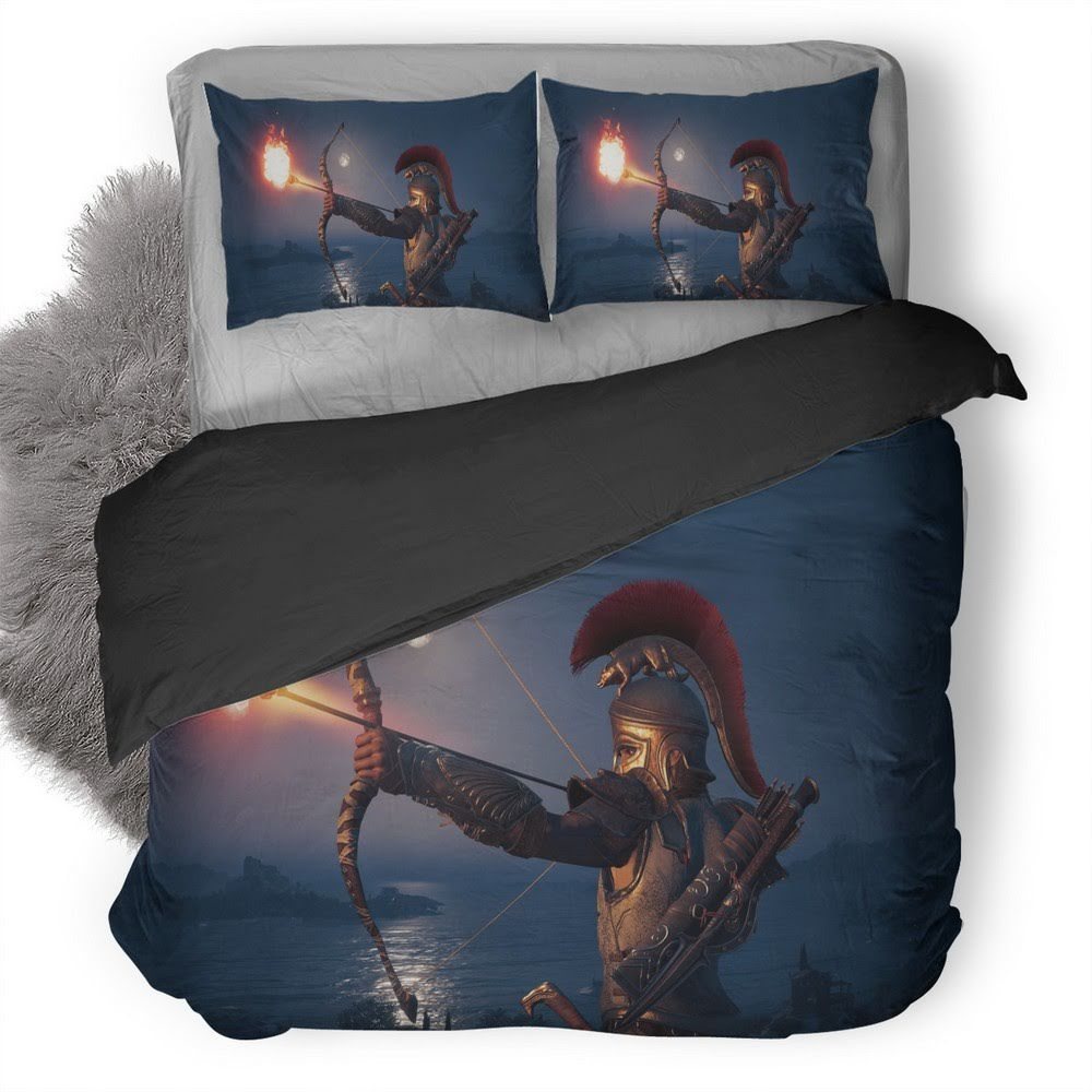 Assassin’S Creed Odyssey Bow And Arrow 3D Customized Duvet Cover Bedding Set
