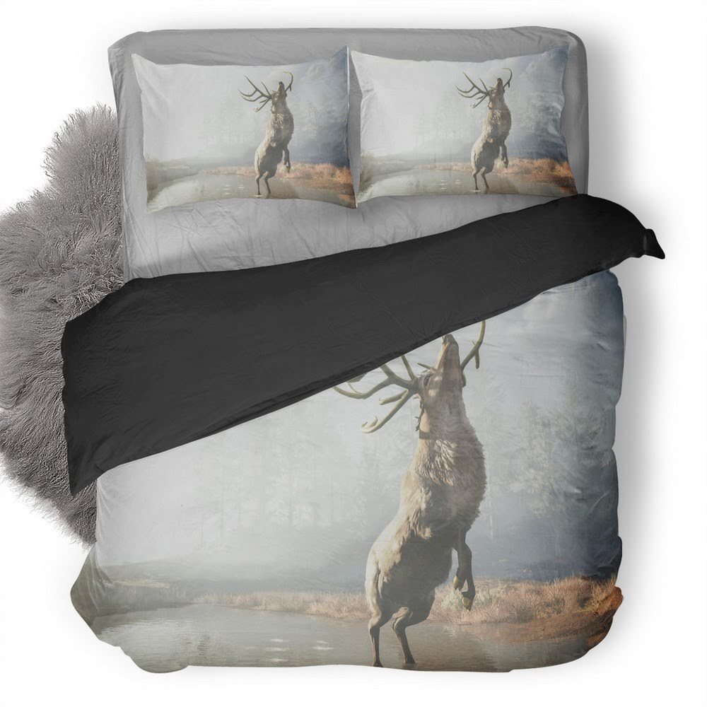 Assassin’S Creed Odyssey Reindeer 3D Customized Duvet Cover Bedding Set