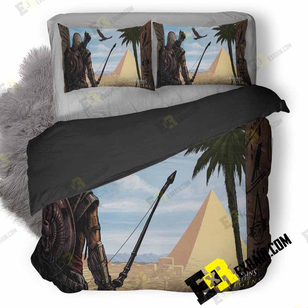 Assassins Creed Origins Ancient Egpyt Ce 3D Customized Duvet Cover Bedding Set