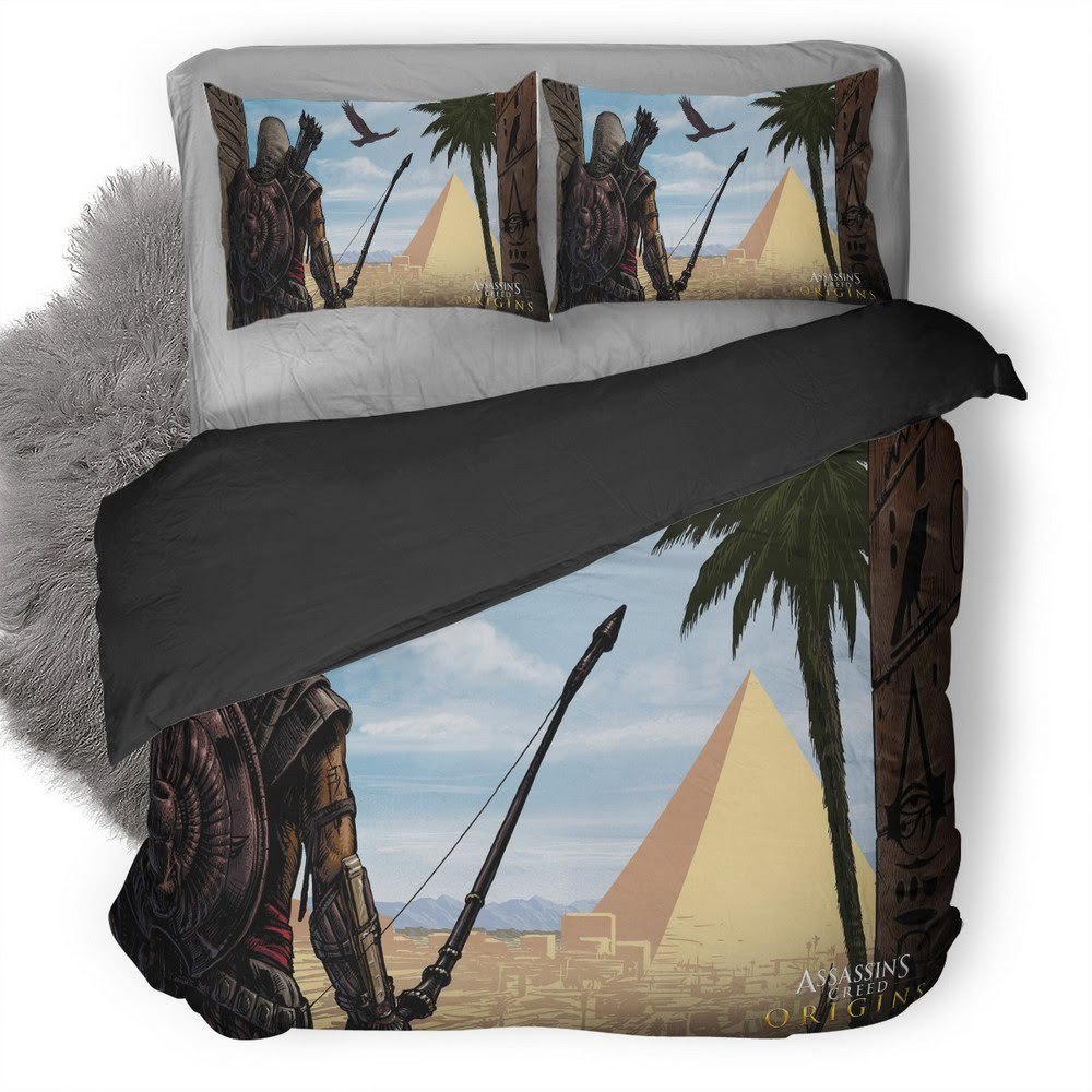 Assassin’S Creed Origins Ancient Egypt 3D Customized Duvet Cover Bedding Set
