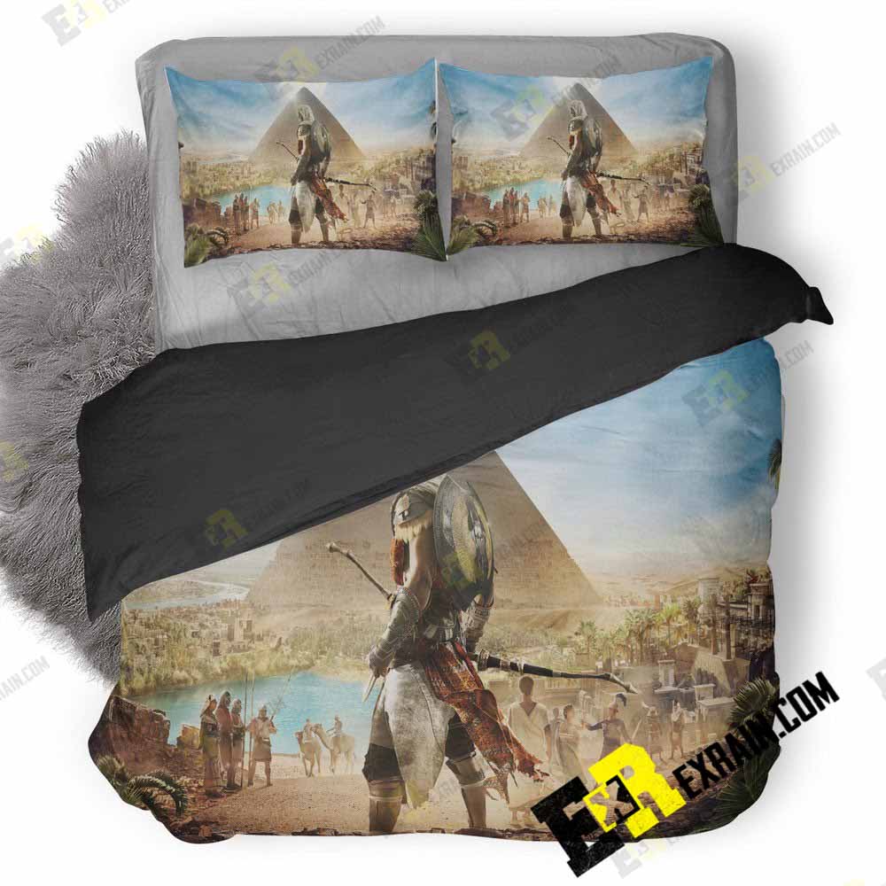 Assassins Creed Origins Bayek 1Y 3D Customized Duvet Cover Bedding Set