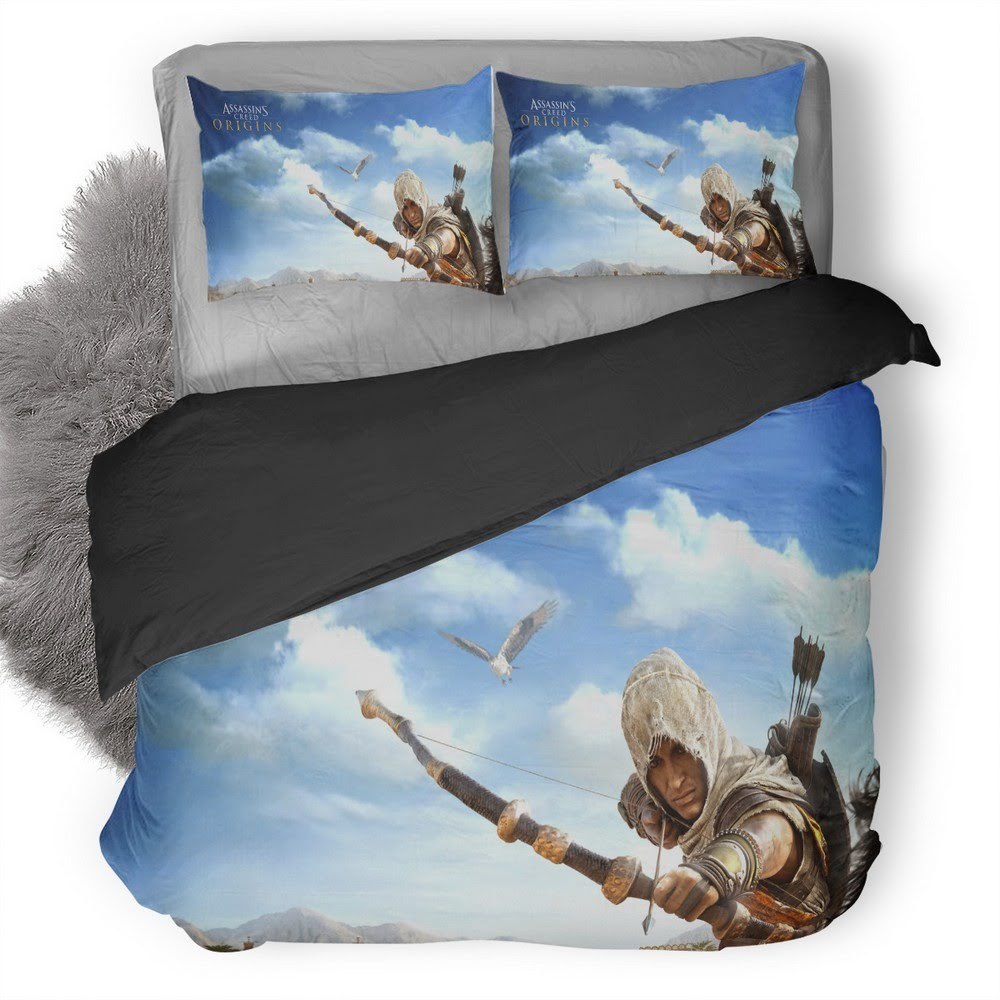 Assassin’S Creed Origins Bayek Of Siwa 3D Customized Duvet Cover Bedding Set