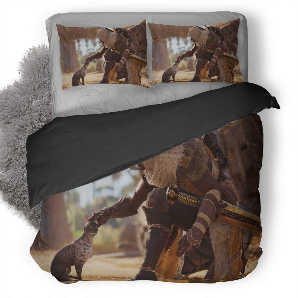 Assassin’S Creed Origins Bayek Of Siwa 3D Customized Duvet Cover Bedding Set