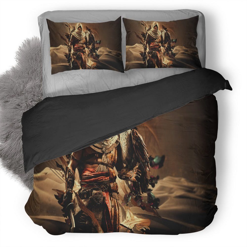 Assassin’S Creed Origins Bayek Of Siwa 3D Customized Duvet Cover Bedding Set