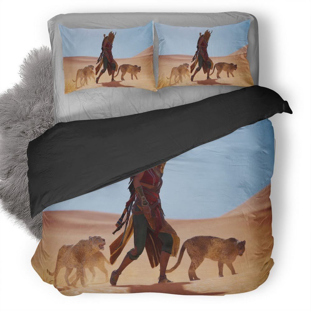 Assassin’S Creed Origins Bayek Ubisoft 3D Customized Duvet Cover Bedding Set