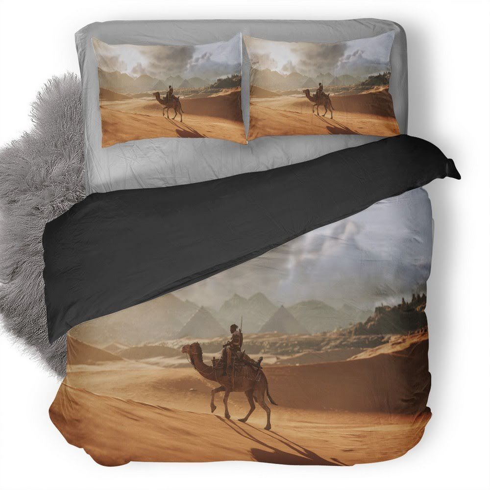 Assassin’S Creed Origins Camel 3D Customized Duvet Cover Bedding Set