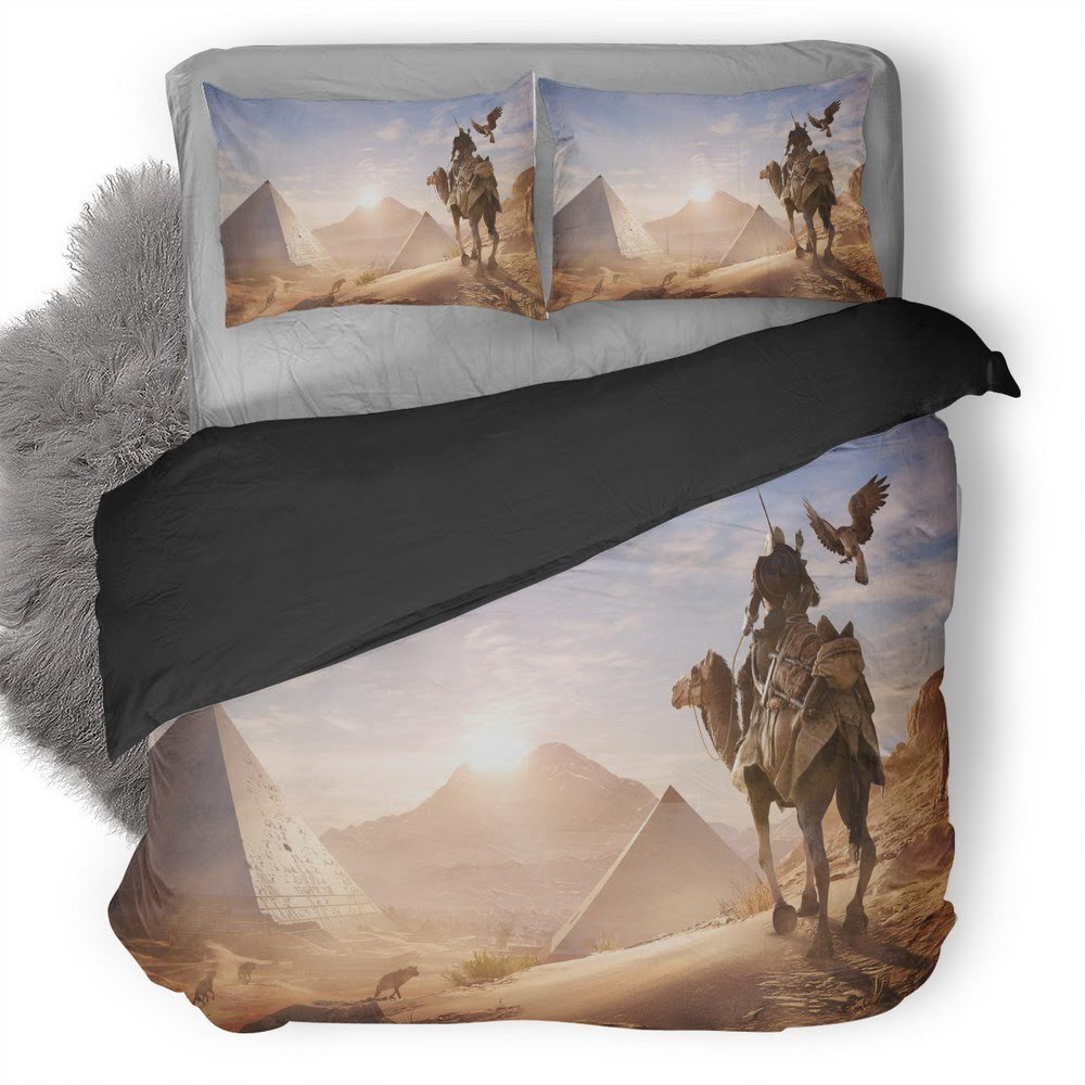 Assassin’S Creed Origins Pyramid 3D Customized Duvet Cover Bedding Set