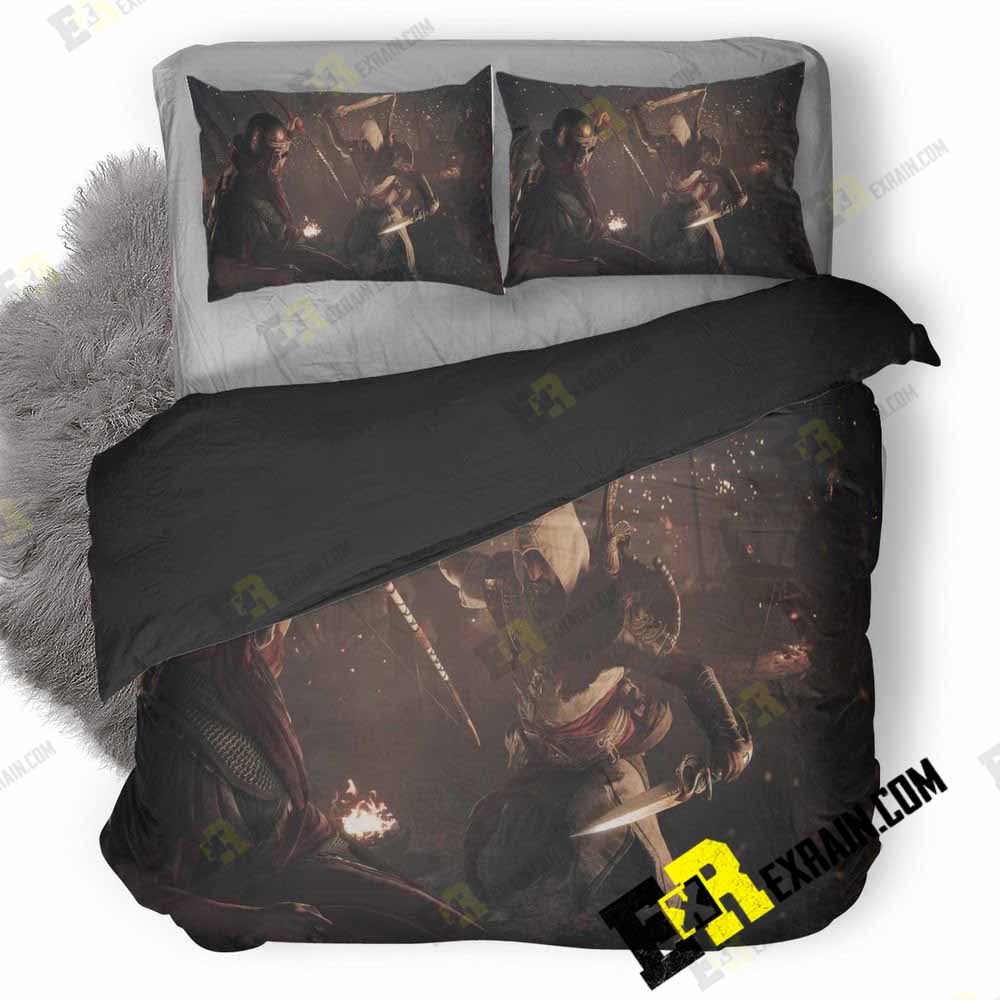 Assassins Creed Origins The Hidden Ones Dlc 3O 3D Customized Duvet Cover Bedding Set