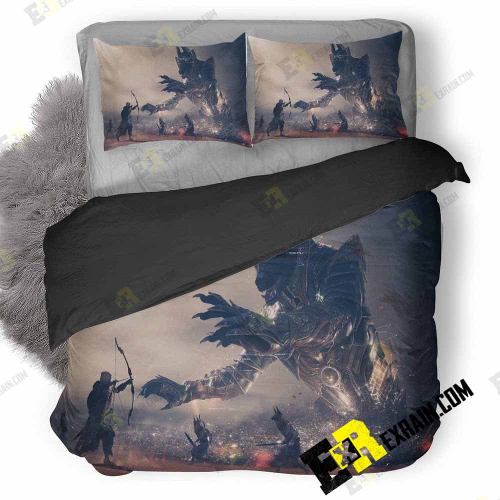 Assassins Creed Origins Zu 3D Customized Duvet Cover Bedding Set