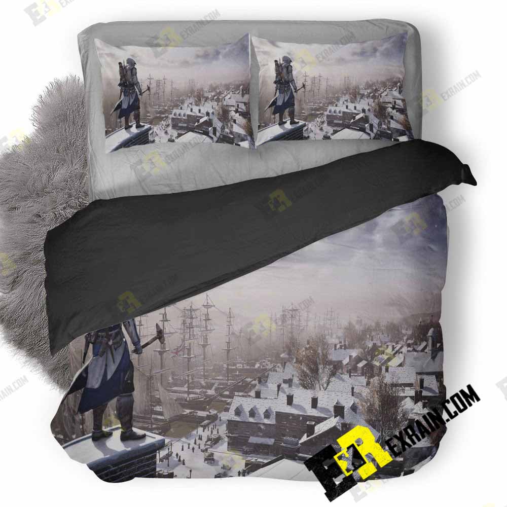 Assassins Creed Remastered B0 3D Customized Duvet Cover Bedding Set