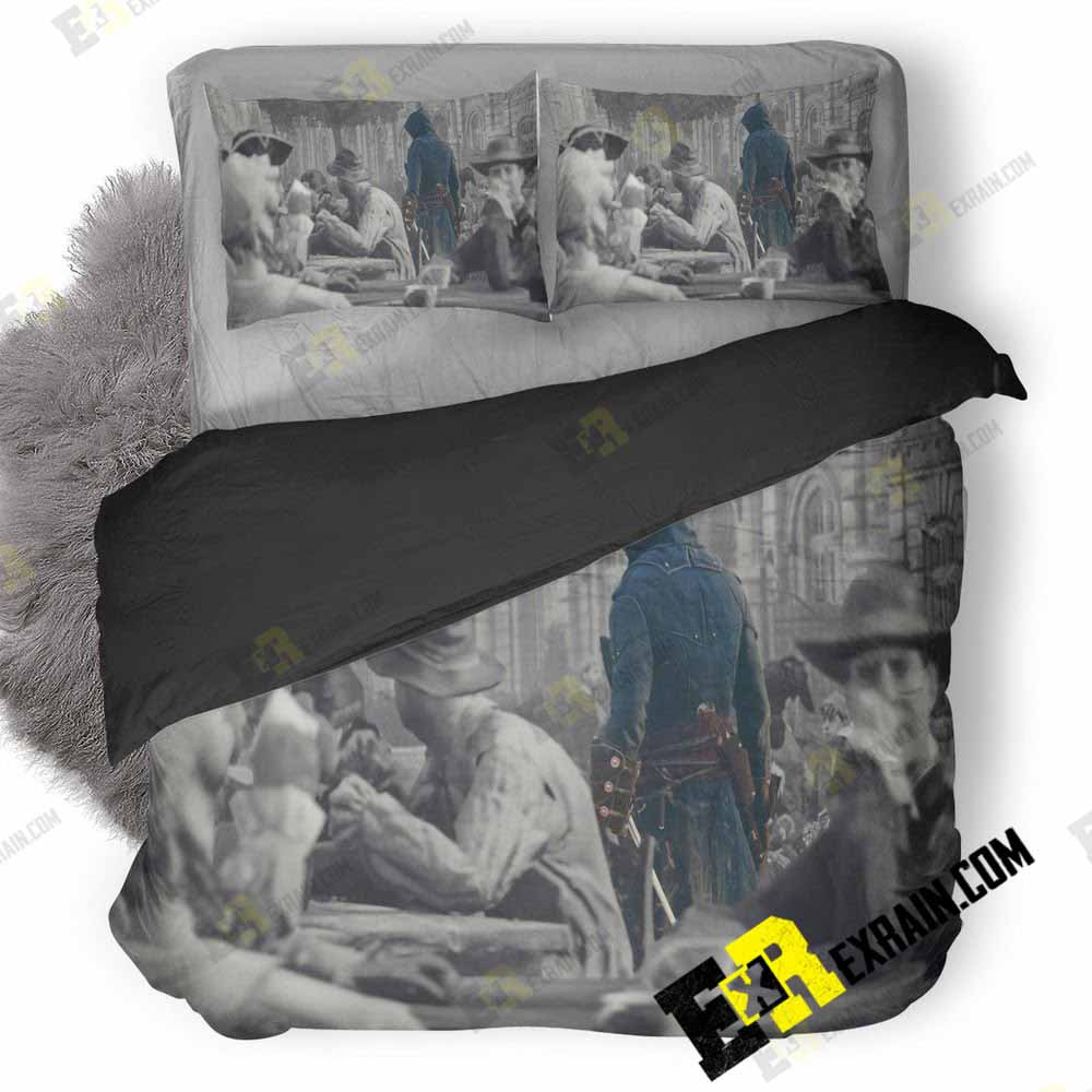 Assassins Creed Unity 13 3D Customized Duvet Cover Bedding Set
